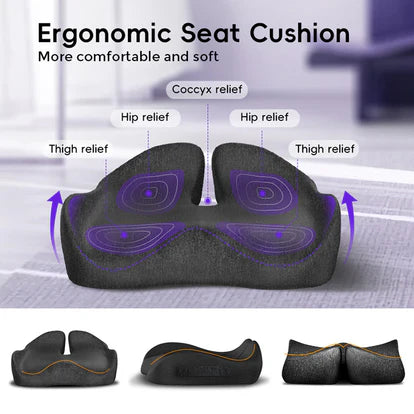 Premium Ergonomic Pressure Relief Seat Cushion